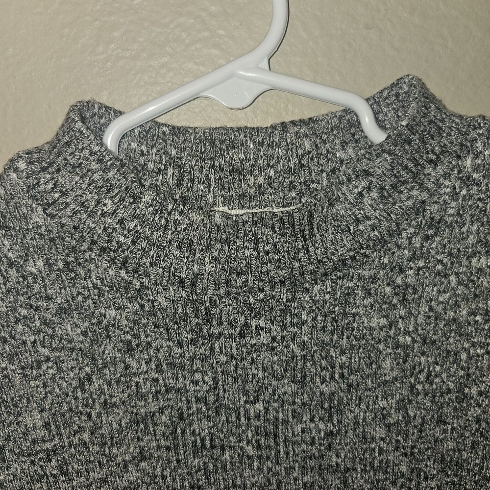 Better Be Gray and White Bodycon Dress Short Sleeve Crew Neck - Picture 5 of 10